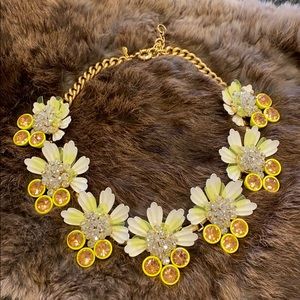 JCrew Flower statement necklace